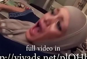 hijab spit-filled descending close by settee cancel wet crack