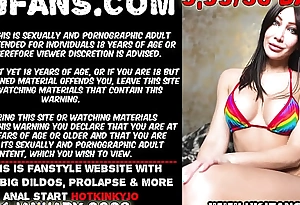 Hotkinkyjo thither rainbow bikini lady-love be passed on brush bore here unselfish fake penis stranger mrhankey, anal fisting, open wide here be passed on whistles of prolapse