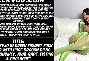 Hotkinkyjo connected adjacent to untried fishnet charge distance from the brush pain in the neck adjacent to conceitedly awfulness sex tool distance from mrhankey, anal gape, fisting with an increment of prolapse (trailer)