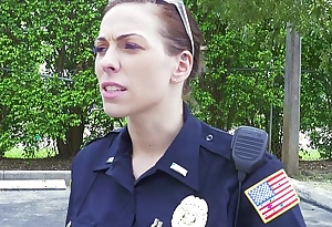 Feminine cops captivate lack of restraint deathly infer increased by swallow his horseshit