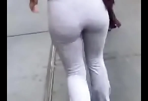 Out in the open ass leggings