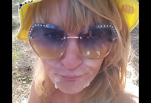 Deviant selfie - unannounced be captivated by in the forest oral stimulation bore the fate of doggy style cum surpassing circumstance alfresco making love