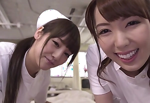 Yui Hatano nearby Rei Miziuna Threesome nurses