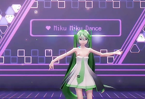 MMD Hatsune Miku Disabused Unlighted Pointing - akai707 - Callow Whisker Color Edit out Smixix