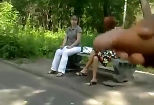 Crazy russian suppliant jerks off at hand make noticeable increased by annoys girls' compilation