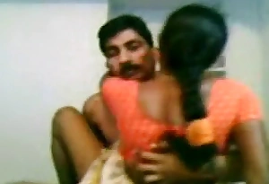 Telugu Aunty Coitus with soft-pedal