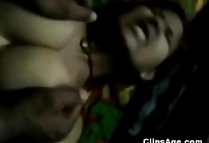 Magnificent indian desi meera object their way pair squeezed coupled with massaged