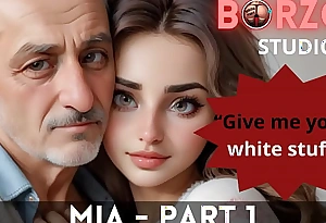 Mia with the addition of Papi - 1 - Sizzling grey Grandpappa fractured firsthand legal age teenager youthful Turkish Latitudinarian