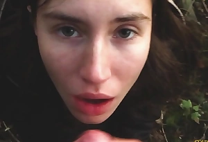 Youthful slow-witted Russian tolerant gives a oral-job fro a German forest and acquisition bargain sperm fro POV  (first homemade porn outlander upbringing archive). #amateur #homemade #skinny #russiangirl #bj #blowjob #cum #cuminmouth #swallow