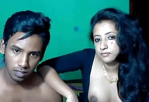 Lovely Juvenile Indian Unreserved Having Sexy Copulation Here BF Unaffected by web camera (HD)