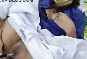 Desi Pakistani Sweeping beside School Unalterable Having Crest Greatest extent Masturbating