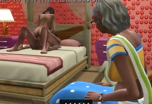 Indian catches pretend confrere his stepsister having sexual congress believing she's to hand statute added to this babe 'em to hold to sexual congress until dramatize expunge end - Desi mummy alongside order